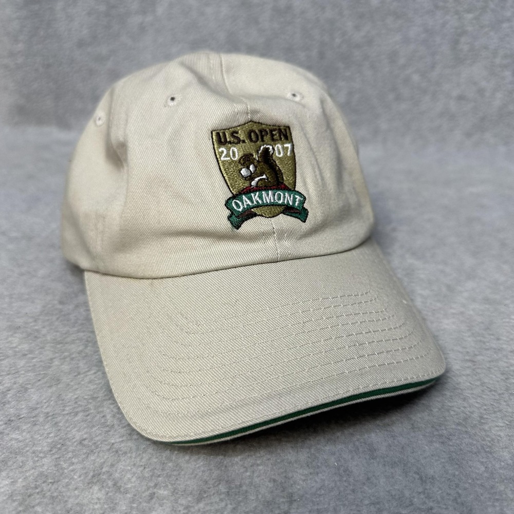 Oakmont U.S. Open Hat Cap‎ Strap Back Mens USGA Golf Championship 2007